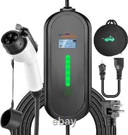 TopAutoGear Electric Vehicle Charger Level 1 & 2 16 Amp EV Charging Station