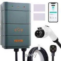 VEVOR EV-A01-US009B Level 2 Electric Vehicle Charging Station, 0-40A Adjustable