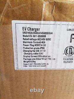 VEVOR EV-A01-US009B Level 2 Electric Vehicle Charging Station, 0-40A Adjustable