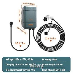 VEVOR Level 2 EV Charging Station 40A Home Electric Vehicle Charger NEMA14-50